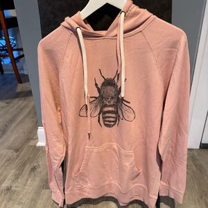 Pink Bee Graphic Hoodie